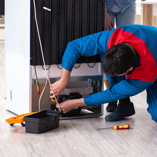 how much do you charge for refrigerator repair services in Roxana